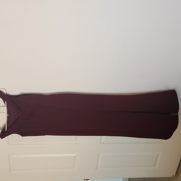 JB P226009 Simple Soft Crepe Long Bridesmaid Dress with Portrait Neckline 16 - Picture 8 of 11